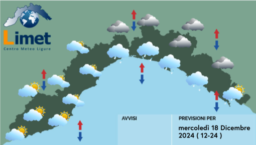 Meteo, al mattino possibili deboli piovaschi Meteo, al mattino possibili deboli piovaschi