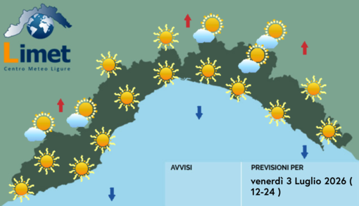Meteo, al mattino cieli sereni su tutta la Liguria