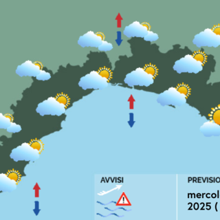 Meteo, raffiche di tramontana localmente superiori ai 60-70 Km/h nelle vallate del genovese occidentale