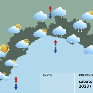 Meteo, Liguria sotto la pioggia in questi ultimi giorni del 2023