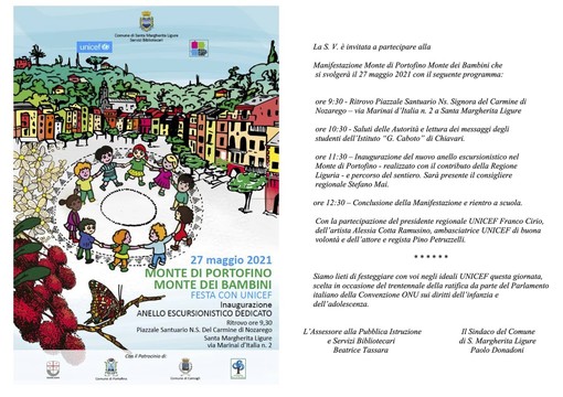 Santa Margherita Ligure, inaugurazione nuovo anello escursionistico Sentiero degli animali Santa Margherita Ligure, inaugurazione nuovo anello escursionistico Sentiero degli animali