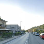 Il rettilineo di Savignone teatro della tragedia della scorsa notte