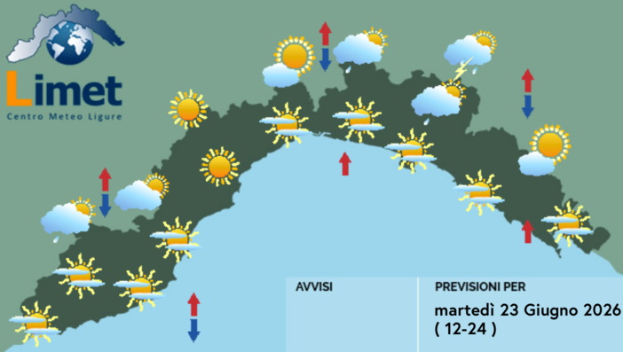 Meteo, al mattino cieli sereni su tutta la Liguria