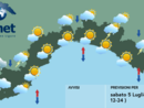 Meteo, nel pomeriggio temporali di calore localmente intensi nelle aree interne