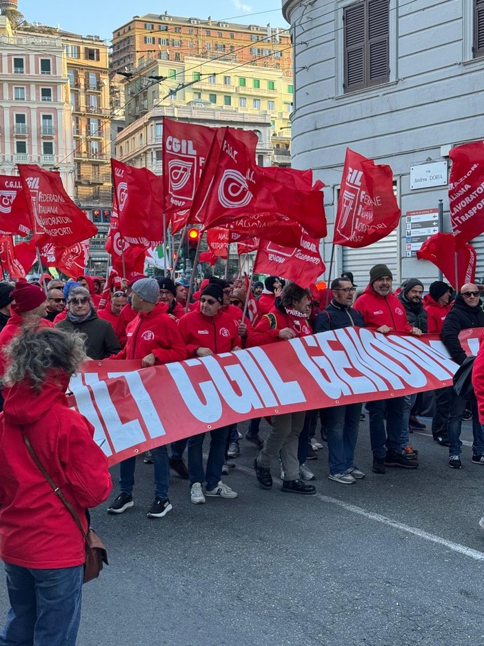 Sciopero generale Cgil, domani corteo regionale a Genova