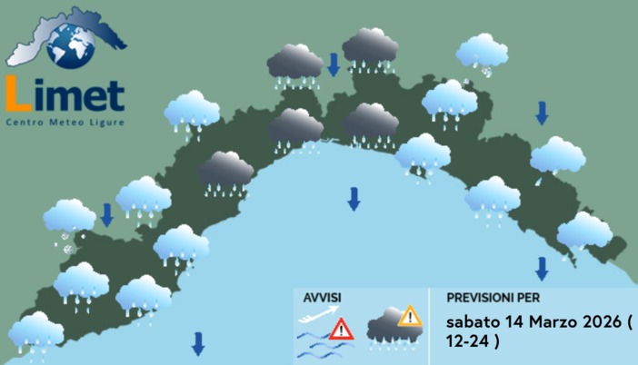 Meteo, rovesci intensi e temporali sul settore centrale ed occidentale