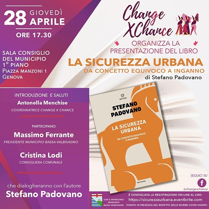 Stefano Padovano presenta il suo libro "La sicurezza urbana: da concetto equivoco a inganno”