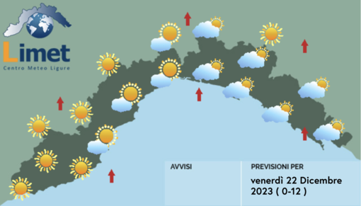 Meteo, nubi basse soprattutto lungo le coste liguri Meteo, nubi basse soprattutto lungo le coste liguri