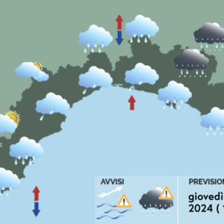 Meteo, giornata perturbata su tutta la regione. Precipitazioni intense sul Levante Meteo, giornata perturbata su tutta la regione. Precipitazioni intense sul Levante