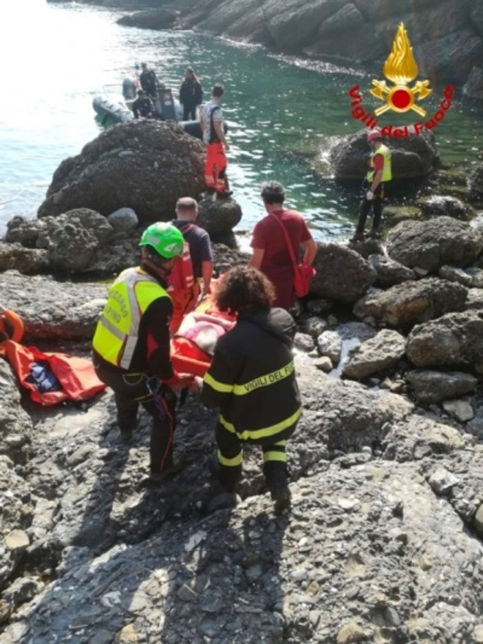 Portofino: escursionista ferita, soccorsa e trasportata col gommone