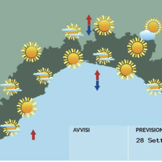 Meteo, un'altra giornata soleggiata su tutta la Liguria