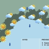 Meteo, inizio anno con cieli nuvolosi e qualche precipitazione