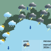 Meteo, al mattino temporali intensi tra Genovesato e Golfo Paradiso: possibili grandinate