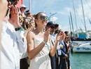 Silvia Salis alla partenza della The Ocean Race Silvia Salis alla partenza della The Ocean Race