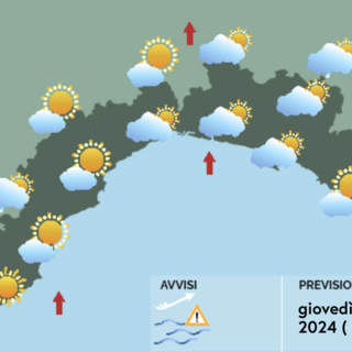 Meteo, sulla Liguria nuvolosità in aumento un po’ ovunque
