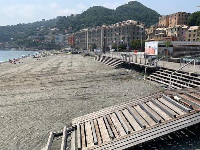 Spiaggia dei bambini di Voltri, il Comune rassicura: “Lavori completati entro il 31 maggio”