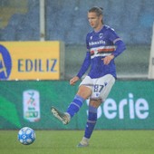Ghilardi, suo il gol del momentaneo 1-1 (foto di Gabriele Siri)
