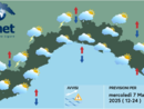 Meteo, possibili rovesci brevi anche a carattere temporalesco