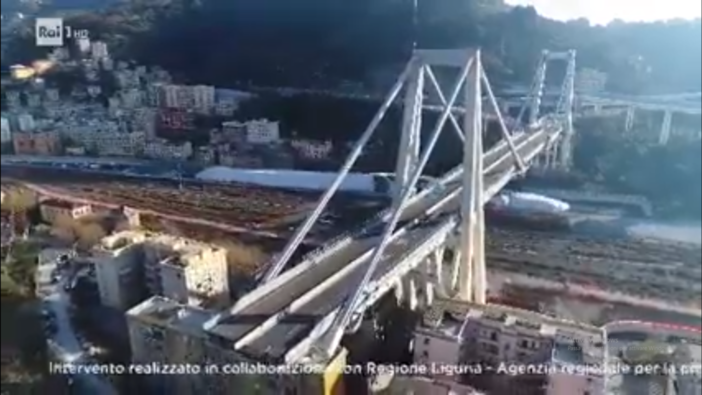 Sanremo Giovani omaggia su Rai 1 Genova ferita dal crollo del ponte Morandi Sanremo Giovani omaggia su Rai 1 Genova ferita dal crollo del ponte Morandi
