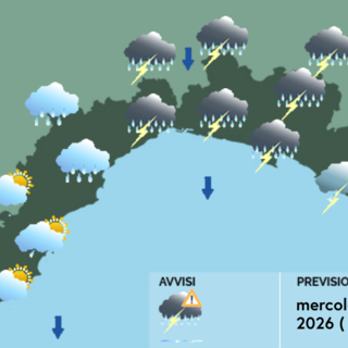 Meteo, al mattino temporali intensi tra Genovesato e Golfo Paradiso: possibili grandinate