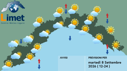 Meteo, mattinata stabile e soleggiata su gran parte della Liguria Meteo, mattinata stabile e soleggiata su gran parte della Liguria