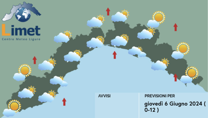 Meteo, piogge deboli tra Genova e Savona durante la mattinata Meteo, piogge deboli tra Genova e Savona durante la mattinata