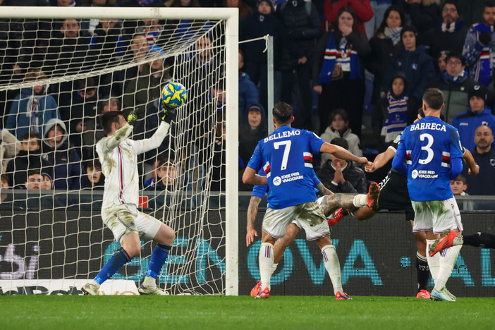 La parata di Ghidotti al 94' su Aurelio (Foto di Gabriele Siri) La parata di Ghidotti al 94' su Aurelio (Foto di Gabriele Siri)