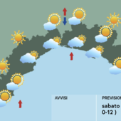 Meteo, ancora caldo e afa sulla Liguria, con nubi basse sulla costa e possibili temporali nell’entroterra Meteo, ancora caldo e afa sulla Liguria, con nubi basse sulla costa e possibili temporali nell’entroterra
