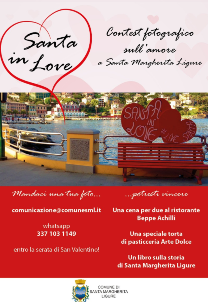 Santa Margherita Ligure: c'è tempo sino a domenica per partecipare a &quot;Santa in Love&quot;, iniziativa che sta riscuotendo grande successo