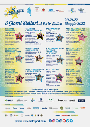 Stelle nello Sport festeggia la 23° edizione con tre giornate intense alla Festa dello Sport