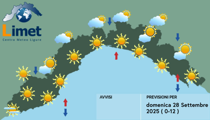 Meteo, al mattino cieli in prevalenza sereni su gran parte della Regione