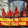 Lo striscione esposto dalla Fiom Genova al corteo dello scorso 30 giugno