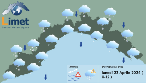 Meteo, allerta neve sulla Liguria: temperature ben al di sotto della media del periodo