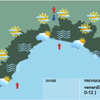 Meteo, al mattino cielo velato su gran parte della Liguria Meteo, al mattino cielo velato su gran parte della Liguria