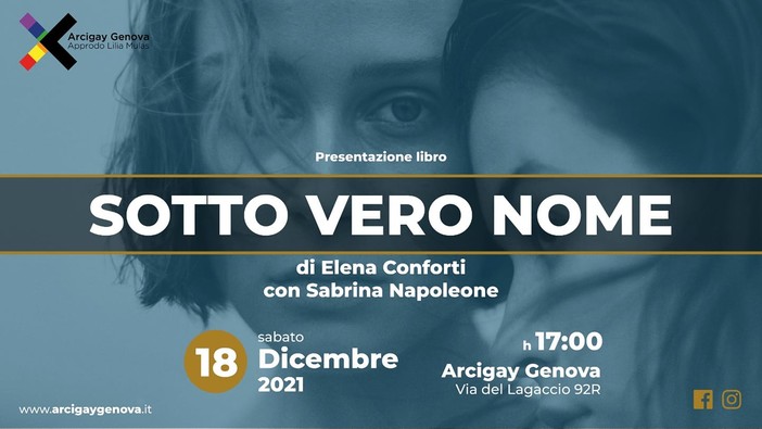 Presentazione del libro “Sotto vero nome” di Elena Conforti presso l'Arcigay di Genova