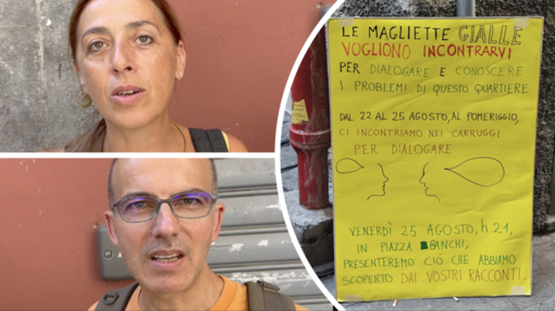 “Vogliamo conoscere i problemi della città”, chi sono le magliette gialle che girano nei vicoli? (Video) “Vogliamo conoscere i problemi della città”, chi sono le magliette gialle che girano nei vicoli? (Video)