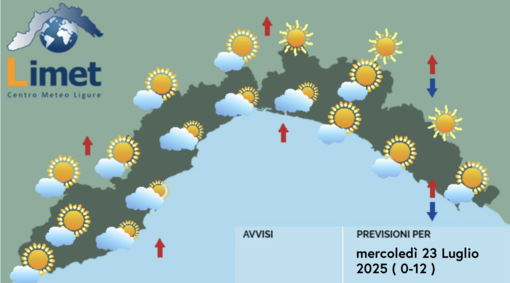Meteo, torna l'instabilità: in serata previsti temporali sul settore centro occidentale Meteo, torna l'instabilità: in serata previsti temporali sul settore centro occidentale