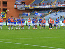Sampdoria avanti a brodini e occasioni sprecate: il primo gol di Cuni evita il ko in superiorità numerica, a Empoli è 1-1 Sampdoria avanti a brodini e occasioni sprecate: il primo gol di Cuni evita il ko in superiorità numerica, a Empoli è 1-1