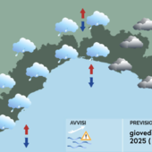 Meteo, nuove piogge e vento forte sulla Liguria: giovedì di instabilità con neve nell’entroterra