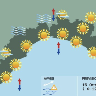 Meteo, un'altra giornata soleggiata su tutta la Liguria