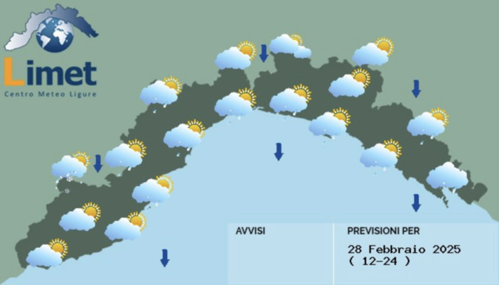 Meteo, instabilità e possibili rovesci a macchia di leopardo su tutta la regione Meteo, instabilità e possibili rovesci a macchia di leopardo su tutta la regione