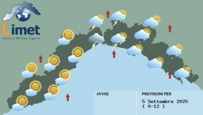 Meteo, possibili rovesci al mattino, con miglioramenti pomeridiani