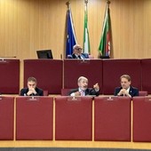 La reazione del presidente Marco Bucci in aula La reazione del presidente Marco Bucci in aula