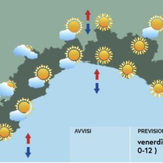 Meteo, in arrivo l'instabilità nel pomeriggio nelle aree interne della Liguria