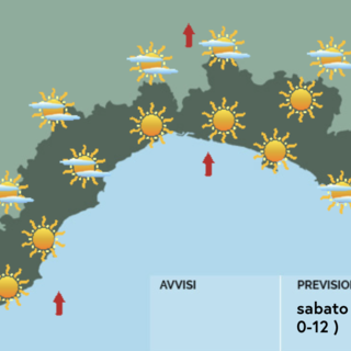 Meteo, bel tempo e temperature superiori ai valori normali in Liguria