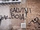&quot;Salvini boia&quot; e altre scritte contro il Ministro nel centro storico di Genova