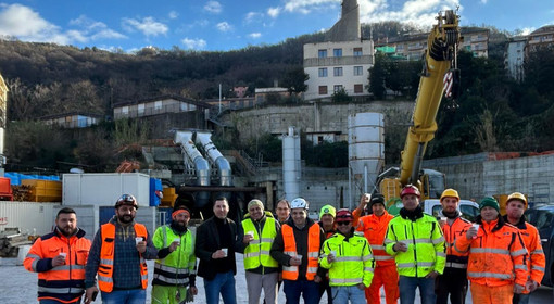Scolmatore del Bisagno, Giampedrone in visita al cantiere dopo l’accordo di revisione