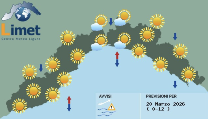 Meteo, venerdì caratterizzato da tempo stabile e soleggiato