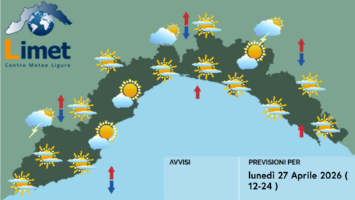 Meteo, al mattino cieli parzialmente nuvolosi lungo la costa