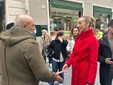 La visita di Silvia Salis a Sestri Ponente La visita di Silvia Salis a Sestri Ponente